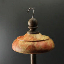 Load image into Gallery viewer, Drop spindle in flame box elder and walnut