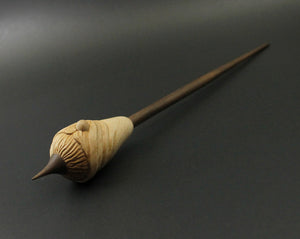 Gnome support spindle in maple and walnut