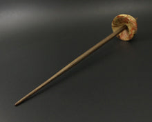 Load image into Gallery viewer, Tibetan style spindle in flame box elder burl and walnut