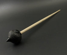 Load image into Gallery viewer, Sheep support spindle in African blackwood and curly maple
