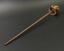 Load image into Gallery viewer, Cauldron spindle in redbud burl and walnut