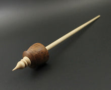 Load image into Gallery viewer, Teacup spindle in redwood lace burl and curly maple
