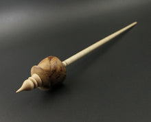Load image into Gallery viewer, Teacup spindle in elm burl and curly maple