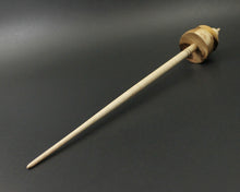 Load image into Gallery viewer, Teacup spindle in elm burl and curly maple