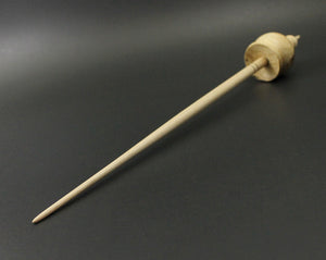 Cauldron spindle in spalted maple and curly maple