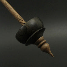 Load image into Gallery viewer, Tibetan style spindle in bog oak and walnut