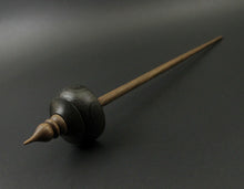 Load image into Gallery viewer, Tibetan style spindle in bog oak and walnut