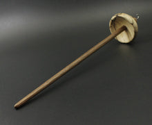 Load image into Gallery viewer, Drop spindle in spalted hackberry and walnut
