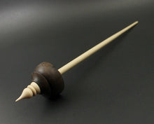 Load image into Gallery viewer, Tibetan style spindle in walnut burl and curly maple