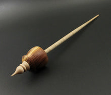 Load image into Gallery viewer, Teacup spindle in red cedar and curly maple