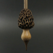 Load image into Gallery viewer, Morel mushroom support spindle in maple and walnut