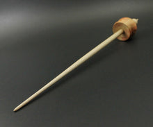 Load image into Gallery viewer, Cauldron spindle in flame box elder and curly maple