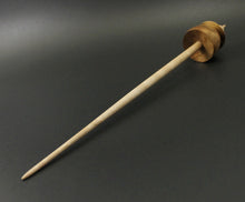 Load image into Gallery viewer, Teacup spindle in amboyna burl and curly maple