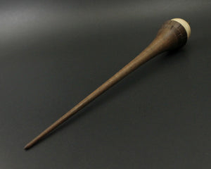 Birdhouse spindle in birdseye maple and walnut