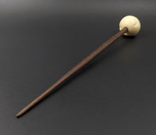 Load image into Gallery viewer, Sheep support spindle in holly and walnut