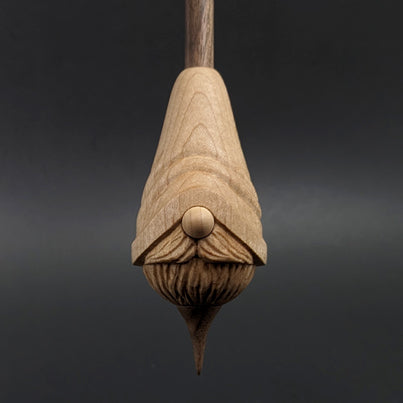 Gnome support spindle in maple and walnut