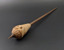 Load image into Gallery viewer, Gnome support spindle in maple and walnut (&lt;font color=&quot;red&quot;&lt;b&gt;RESERVED&lt;/b&gt;&lt;/font&gt; for Linda)