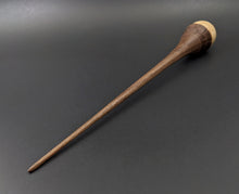 Load image into Gallery viewer, Birdhouse spindle in Karelian birch and walnut