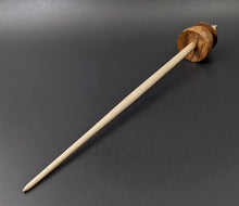 Load image into Gallery viewer, Teacup spindle in amboyna burl and curly maple