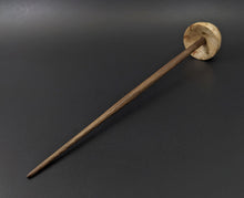 Load image into Gallery viewer, Tibetan style spindle in flame box elder burl and walnut