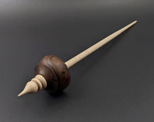 Load image into Gallery viewer, Tibetan style spindle in walnut burl and curly maple