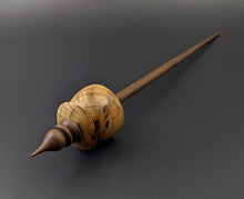 Load image into Gallery viewer, Teacup spindle in redbud burl and walnut