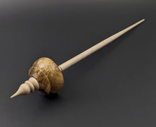 Load image into Gallery viewer, Tibetan style spindle in spalted hackberry and curly maple