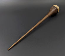 Load image into Gallery viewer, Birdhouse spindle in Karelian birch and walnut