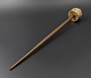 Cauldron spindle in spaltted hackberry and walnut