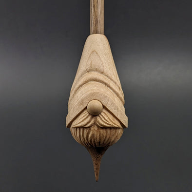 Gnome support spindle in maple and walnut