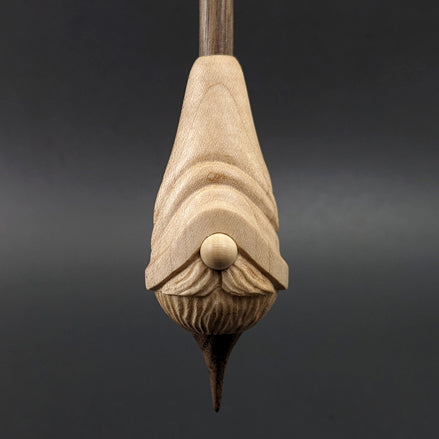 Gnome support spindle in maple and walnut