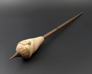 Gnome support spindle in maple and walnut