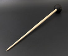 Load image into Gallery viewer, Sheep support spindle in African blackwood and curly maple