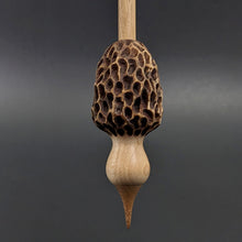Load image into Gallery viewer, Morel mushroom support spindle in maple and walnut