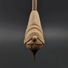 Load image into Gallery viewer, Gnome support spindle in maple and walnut