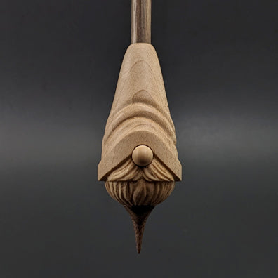 Gnome support spindle in maple and walnut