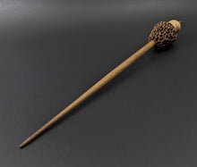 Load image into Gallery viewer, Morel mushroom support spindle in maple and walnut