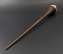 Load image into Gallery viewer, Birdhouse spindle in Karelian birch and walnut