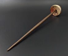 Load image into Gallery viewer, Tibetan style spindle in flame box elder burl and walnut