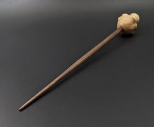 Load image into Gallery viewer, Mushroom support spindle in maple and walnut