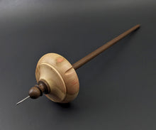 Load image into Gallery viewer, Drop spindle in flame box elder and walnut