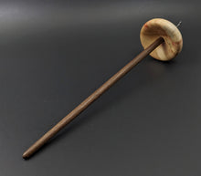 Load image into Gallery viewer, Drop spindle in flame box elder and walnut