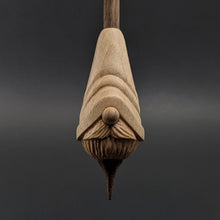 Load image into Gallery viewer, Gnome support spindle in maple and walnut