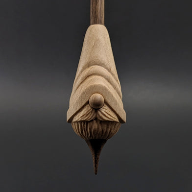 Gnome support spindle in maple and walnut