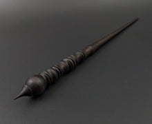 Load image into Gallery viewer, Wand spindle in ebonized walnut