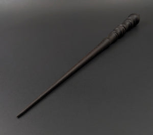 Wand spindle in ebonized walnut