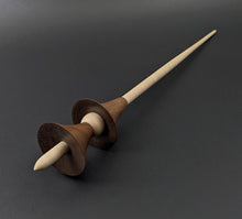 Load image into Gallery viewer, Witch spindle in walnut and curly maple