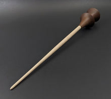 Load image into Gallery viewer, Witch spindle in walnut and curly maple