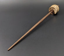 Load image into Gallery viewer, Cauldron spindle in mappa burl and walnut