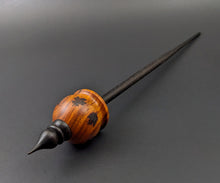 Load image into Gallery viewer, Cauldron spindle in cocobolo and ebonized walnut